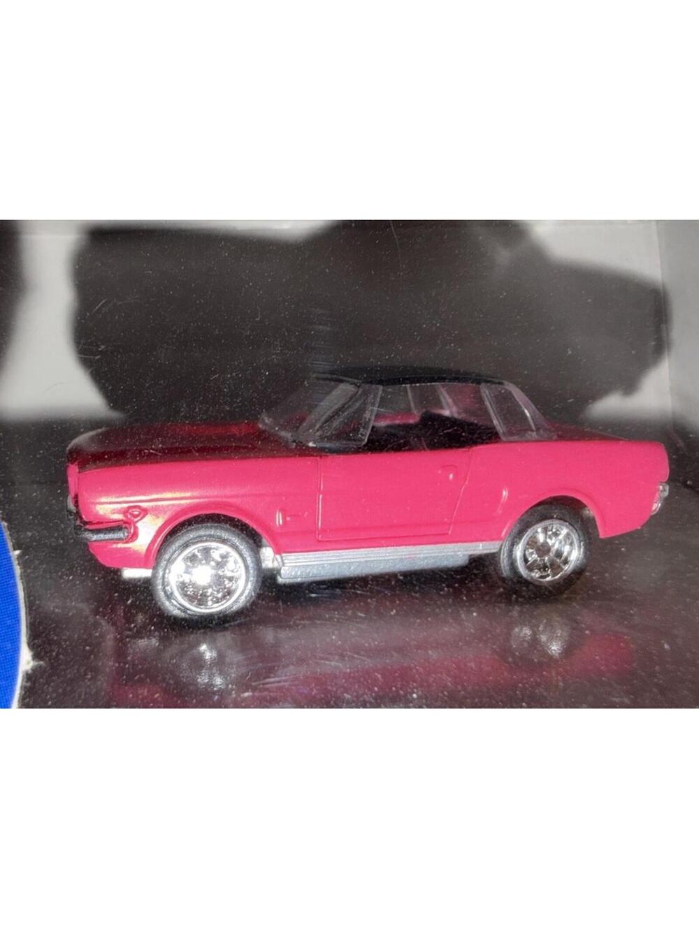 Johnny Lightning ThunderJet 500 Pink Ford Mustang HO Scale Pull-Back Racer 39301